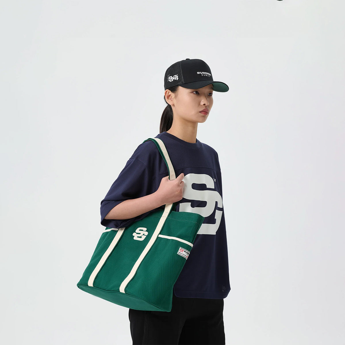 SG24 Logo Tote Bag Hunter Green