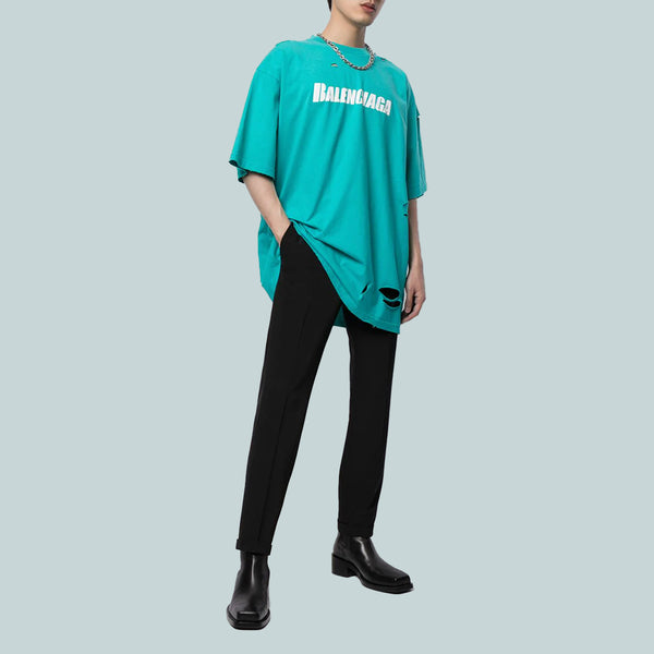 Boxy T-Shirt Turquoise