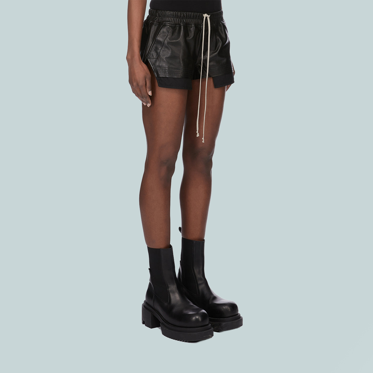 Leather FOG Boxers Black