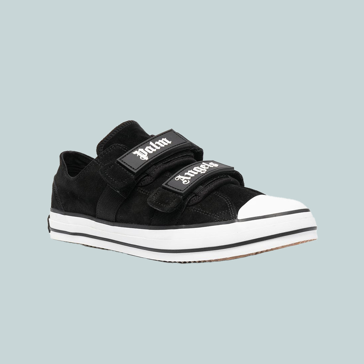 Black vulcanised sneakers