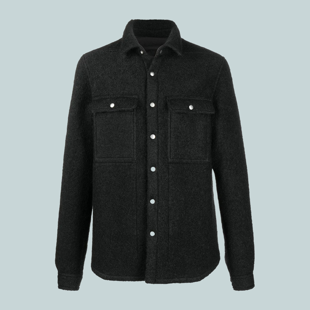Wool Outershirt Black