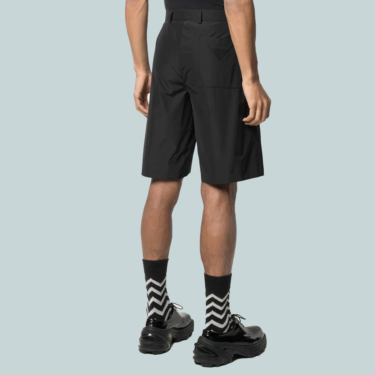 Technical Poplin Bermuda Shorts Black (Travel Edition)