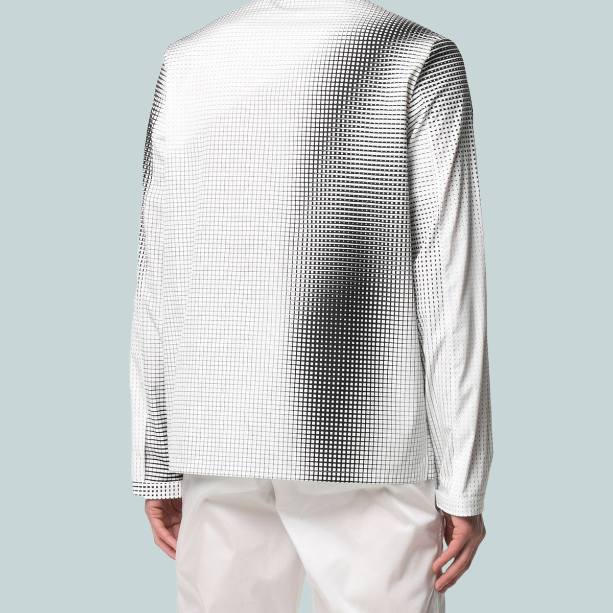 Abstract Print Long-Sleeve Shirt