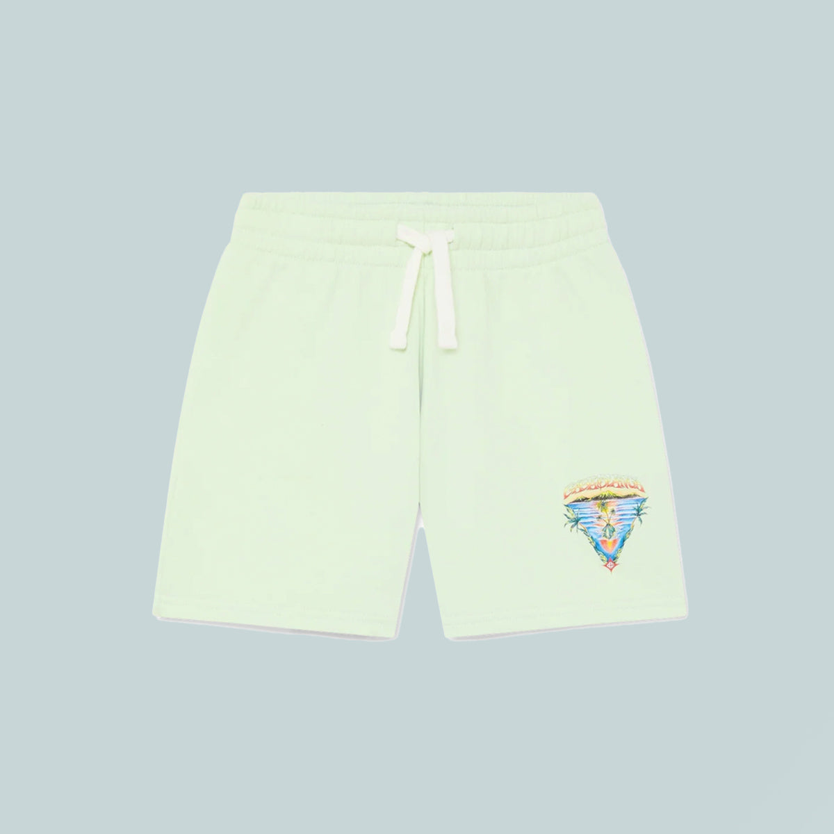 Boys Innocence Triangle Sweatshort Green