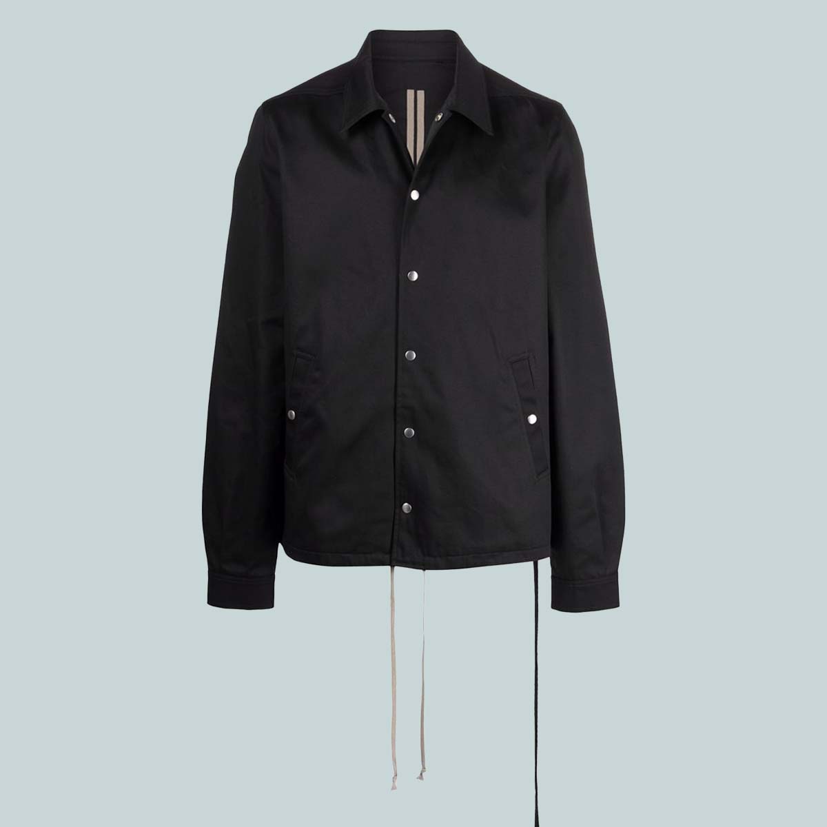 Rick Owens DRKSHDW | Snapfront Jacket Black twill | GLDNN