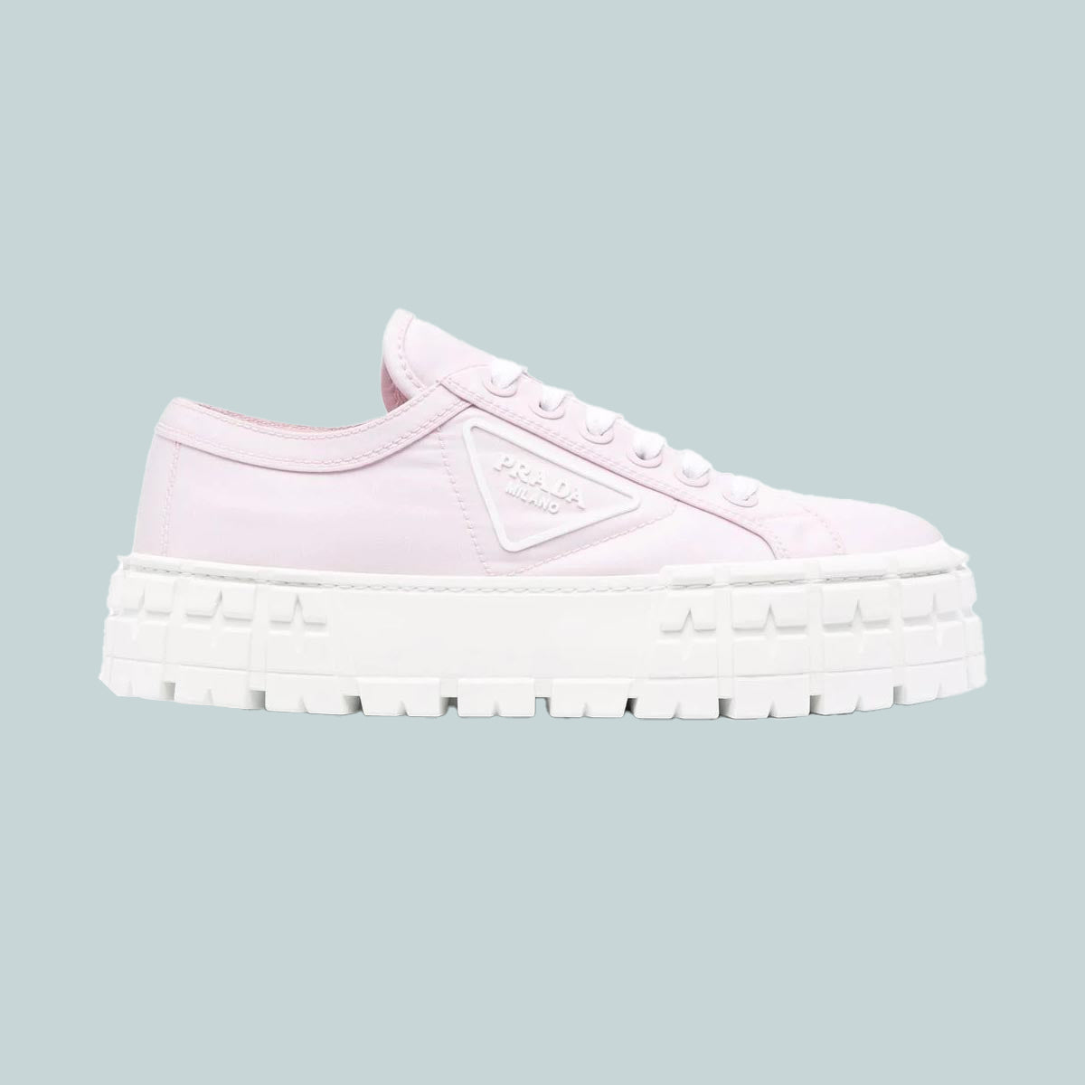 Double Wheel nylon gabardine sneakers