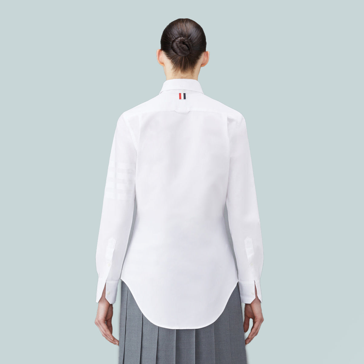 Women's Oxford Classic 4-Bar Shirt White