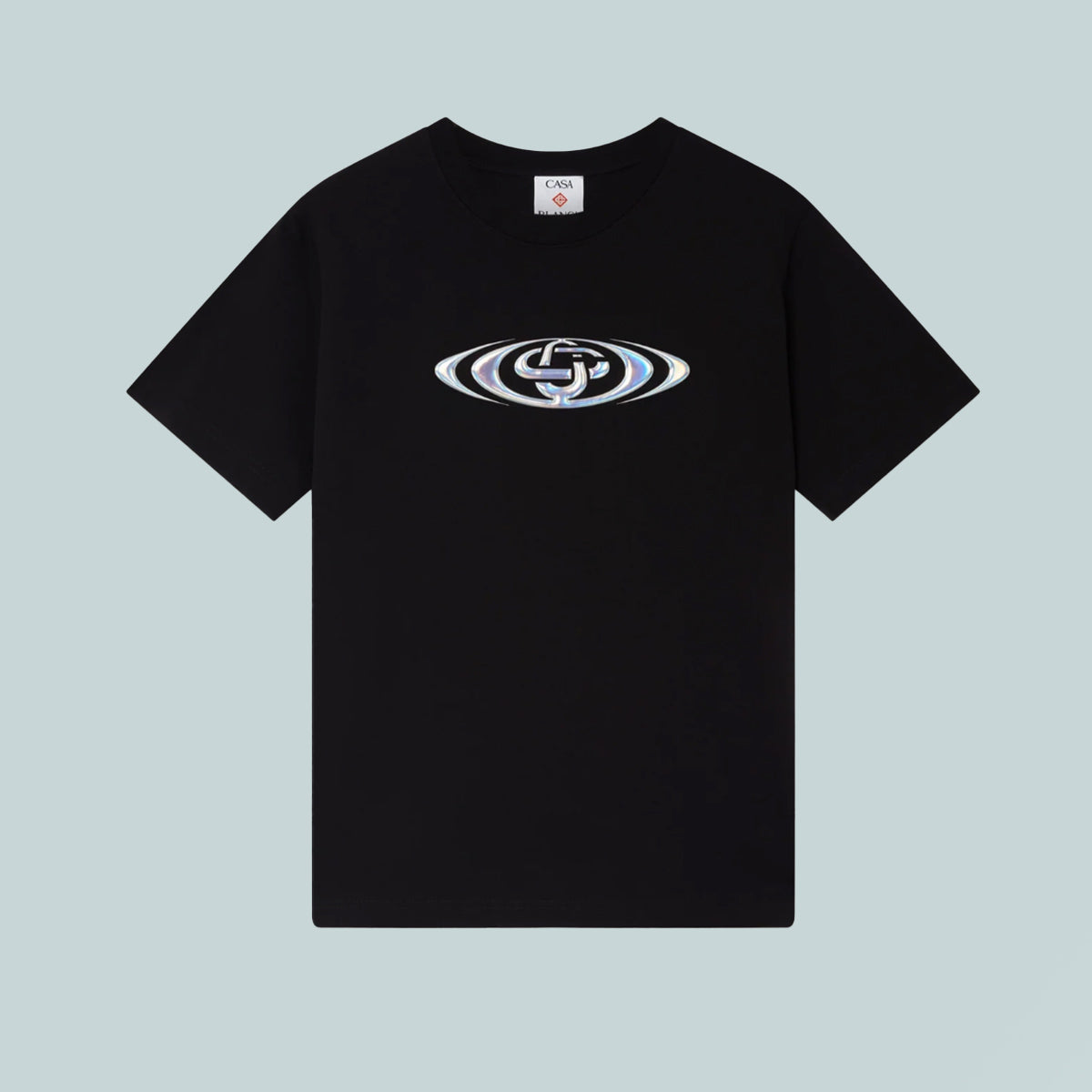 Warped Logo Classic T-Shirt Black