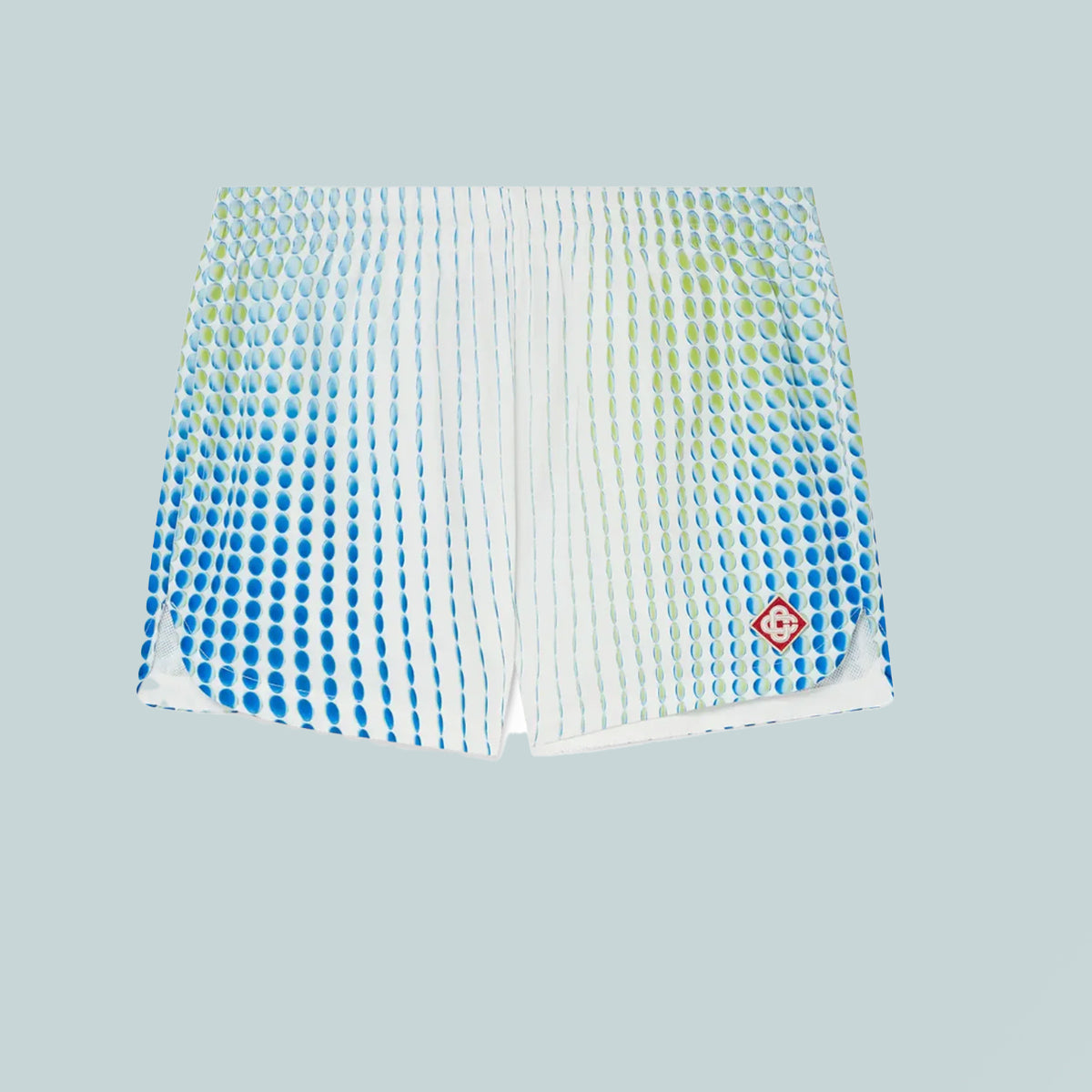 Poly Taffeta Shorts White