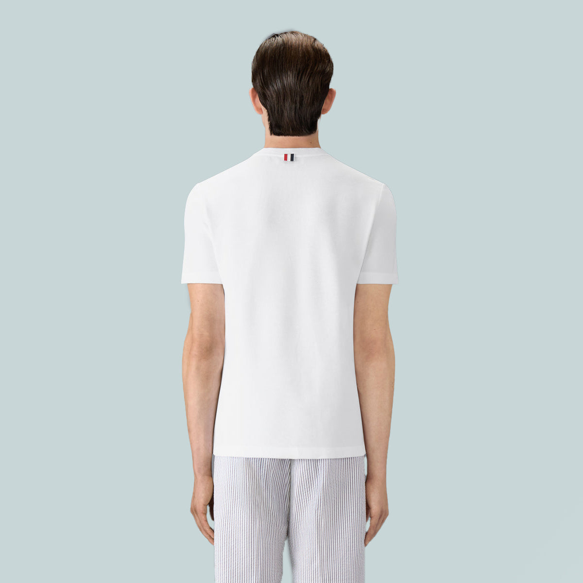 Classic Pique 4-Bar T-Shirt White