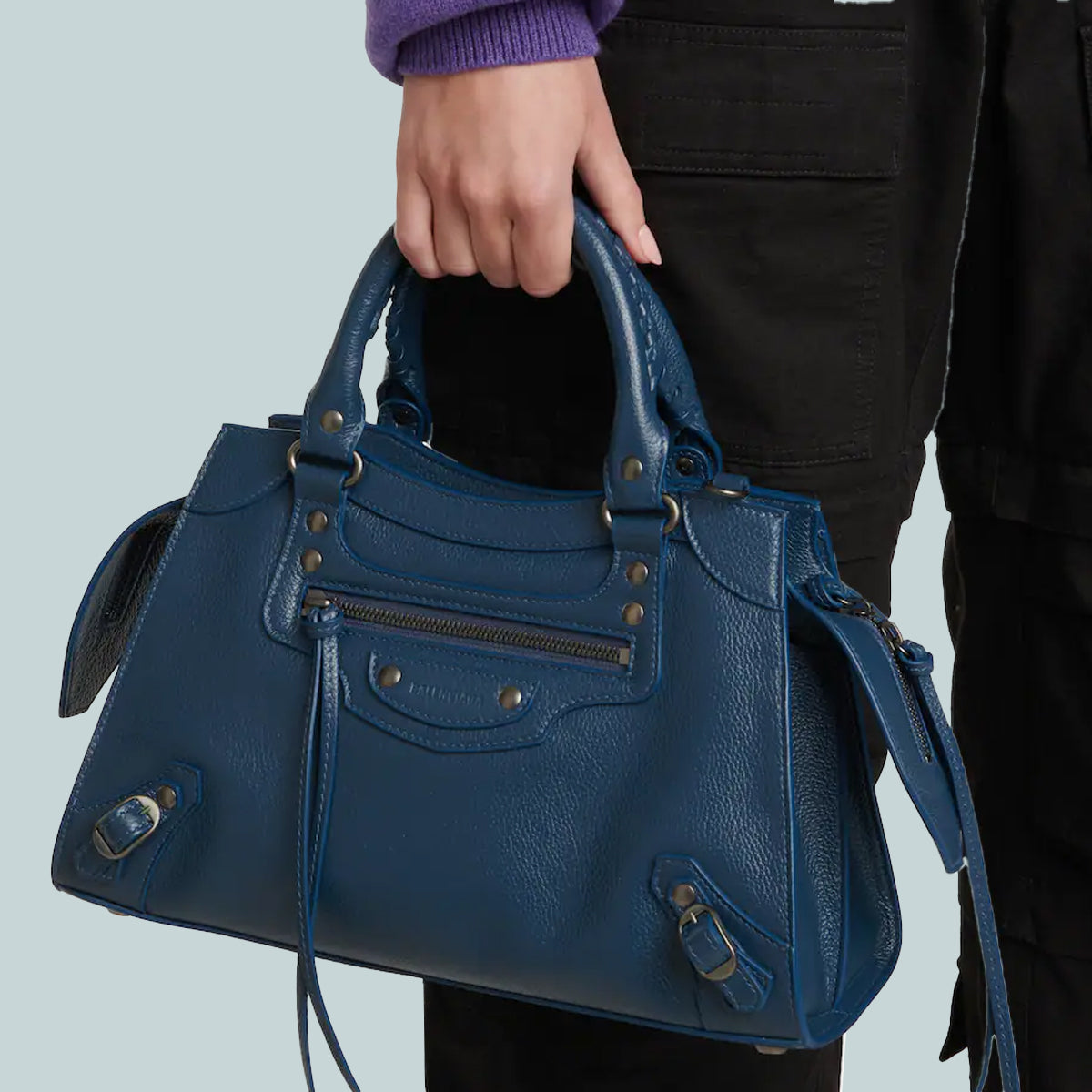 Neo Classic Small Handbag Petrol Blue