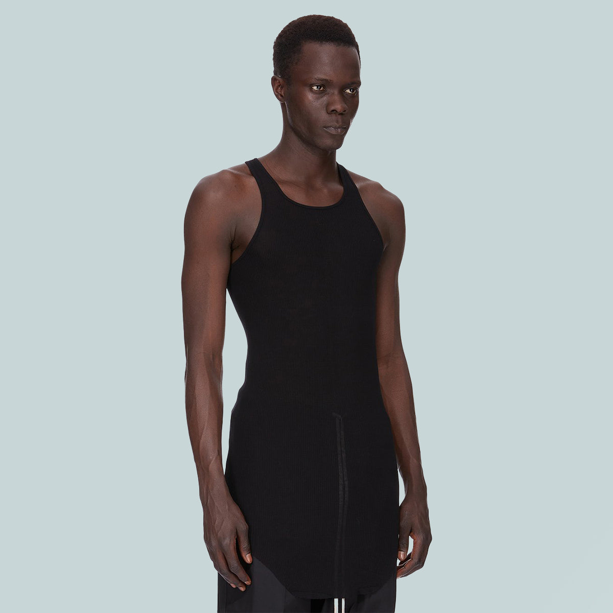 Basic Rib Tank Black