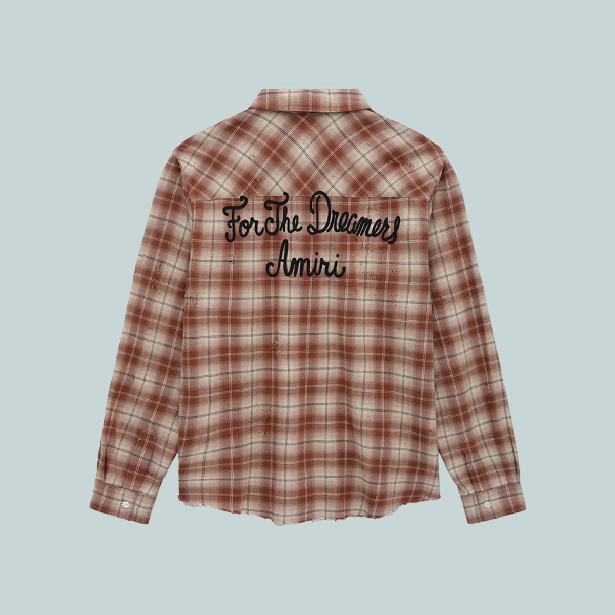 Amiri Shotgun Flannel Chocolate