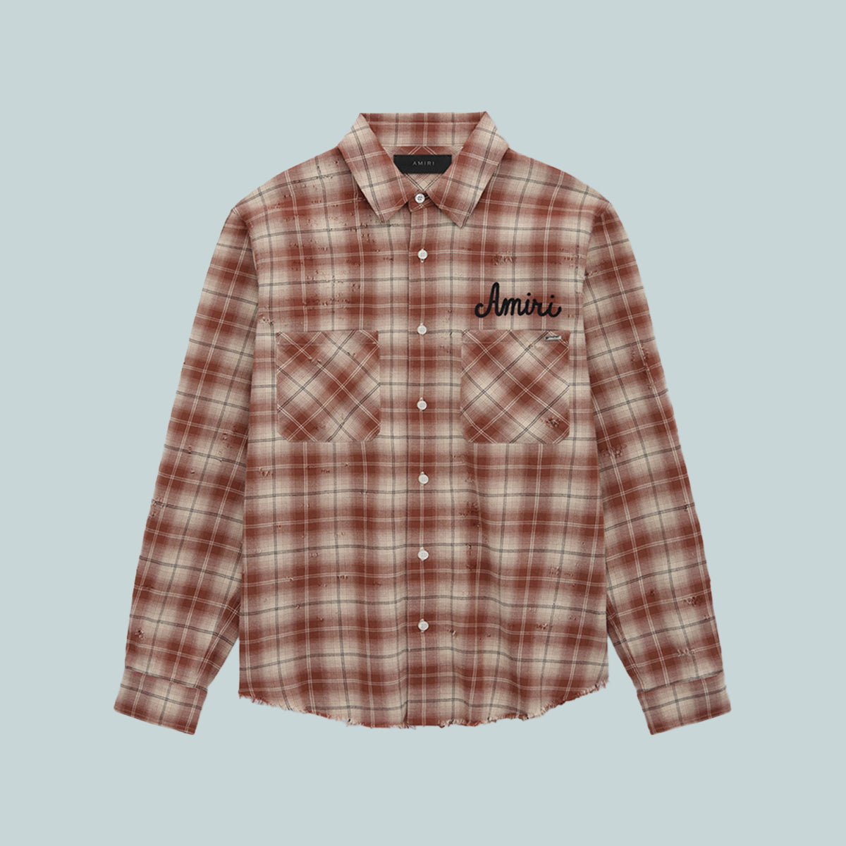 Amiri Shotgun Flannel Chocolate