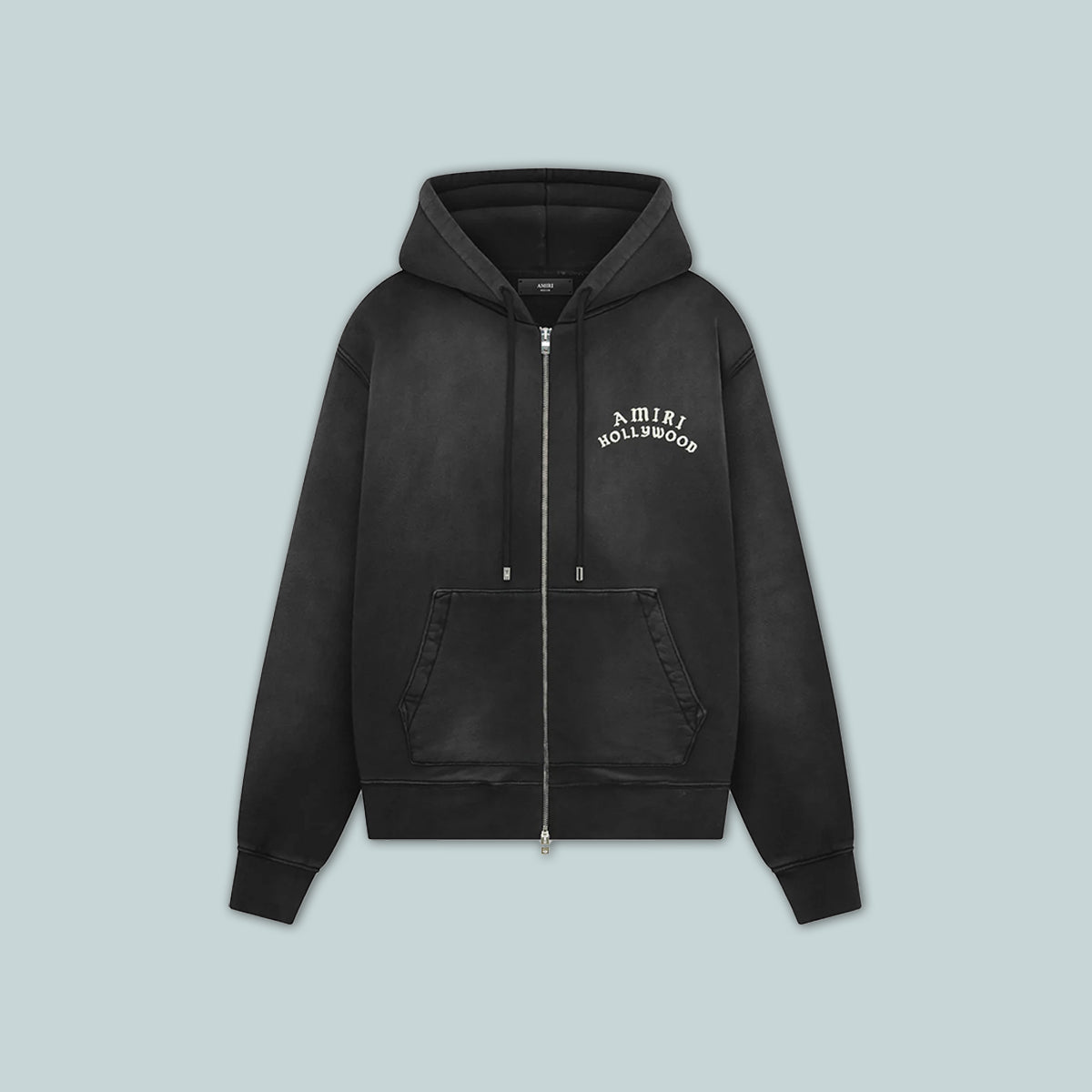 Amiri Hollywood Zip Hoodie Black