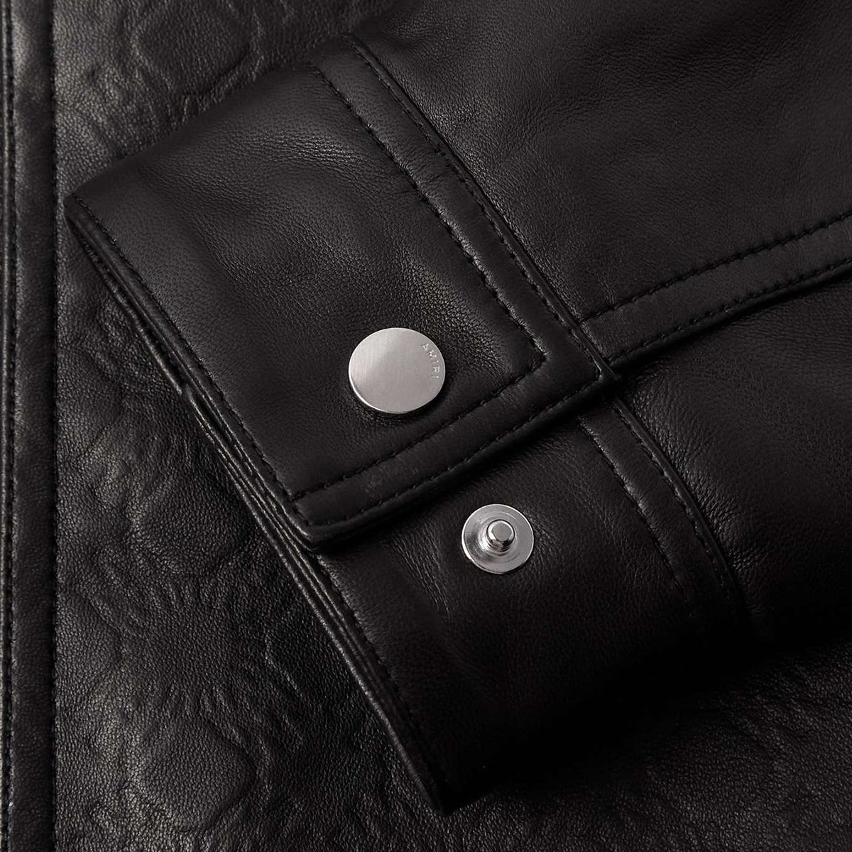 MA Quad Leather Work Jacket Black