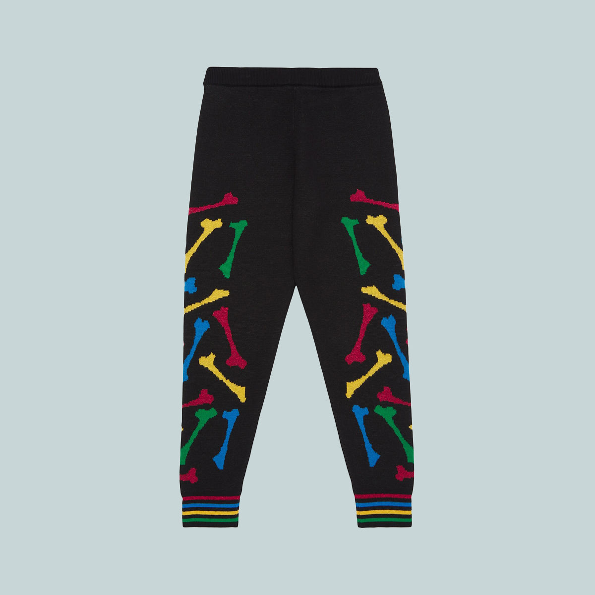 Kids Bones Stacked Sweatpant Black