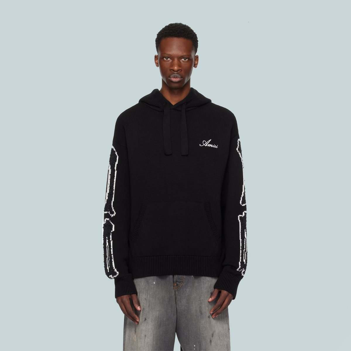Bones Hoodie Black