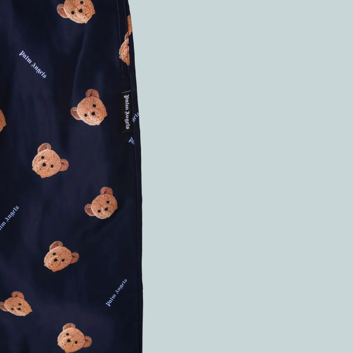 Kids bear print pant navy