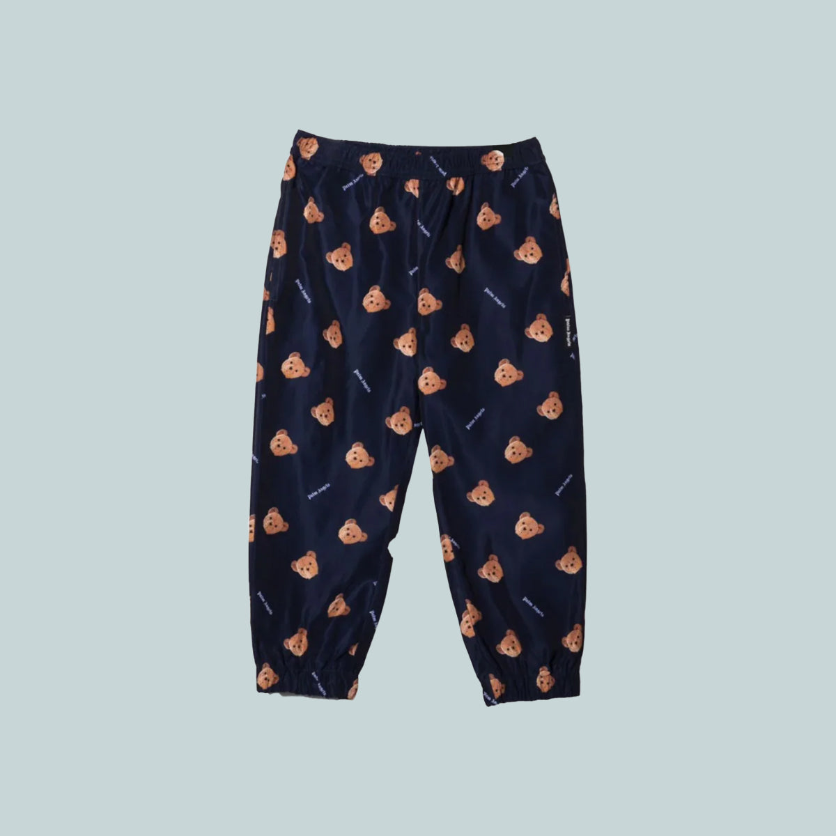 Kids bear print pant navy