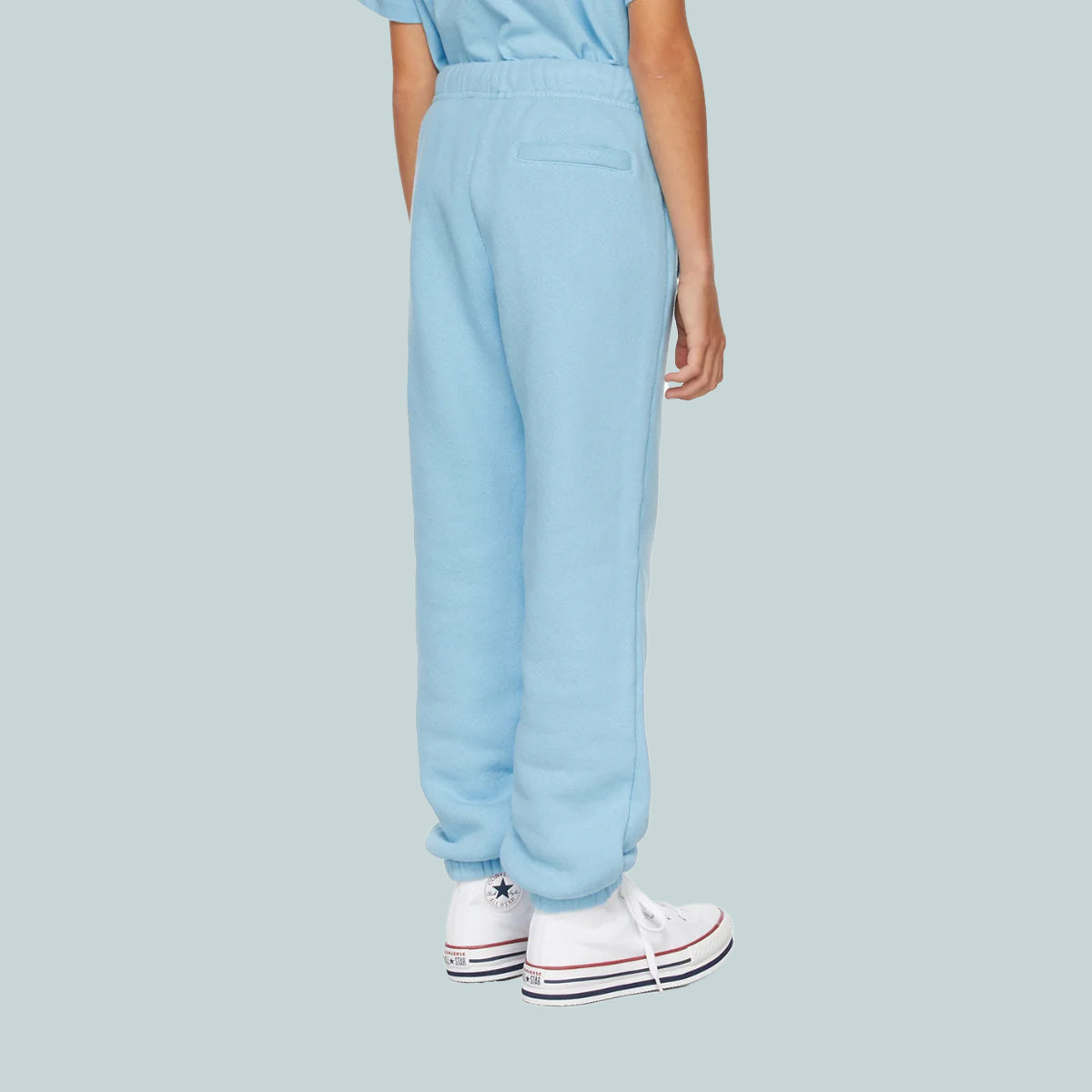 Kids bear sweatpants light blue