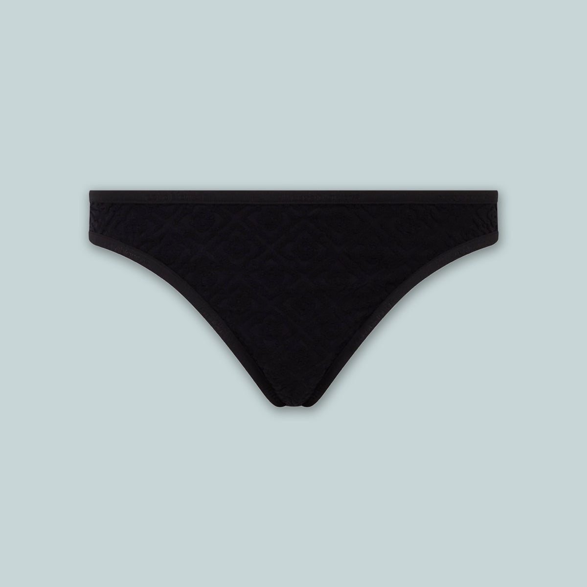 Women's Monogram Bikini Bottom Black