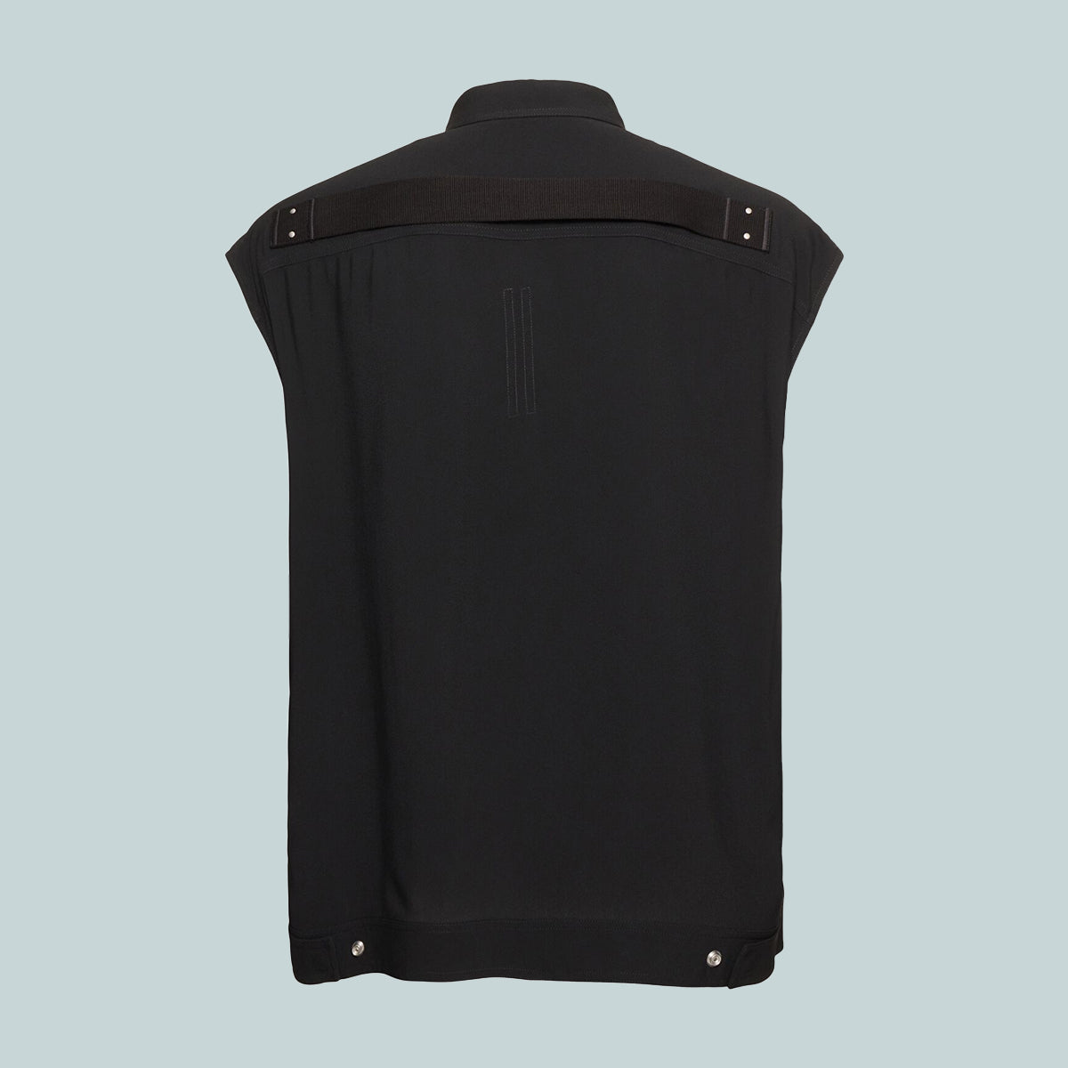 Sleeveless Jumbo Outershirt Black