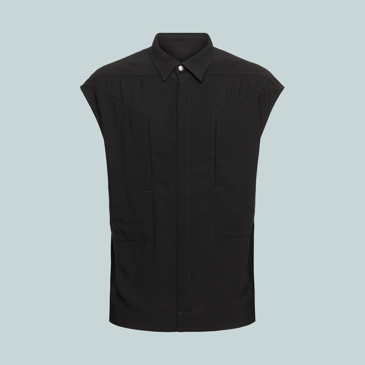 Sleeveless Jumbo Outershirt Black