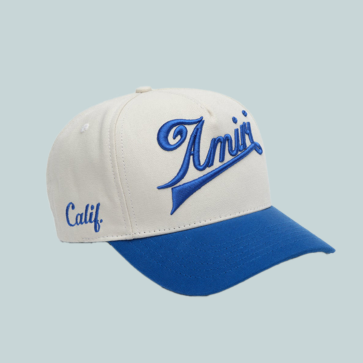 Amiri Two Tone Canvas Hat True Blue