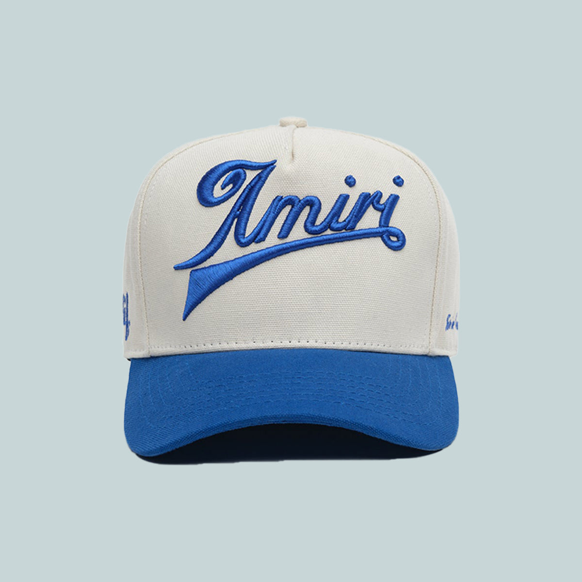 Amiri Two Tone Canvas Hat True Blue