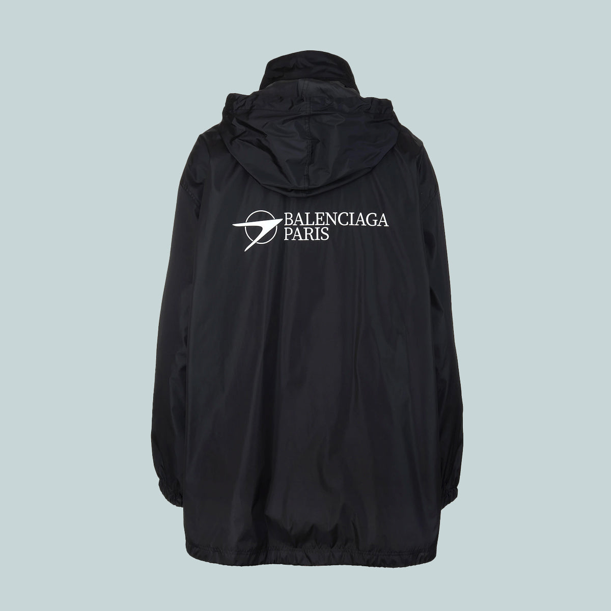 Corporate Logo Black Windbreaker