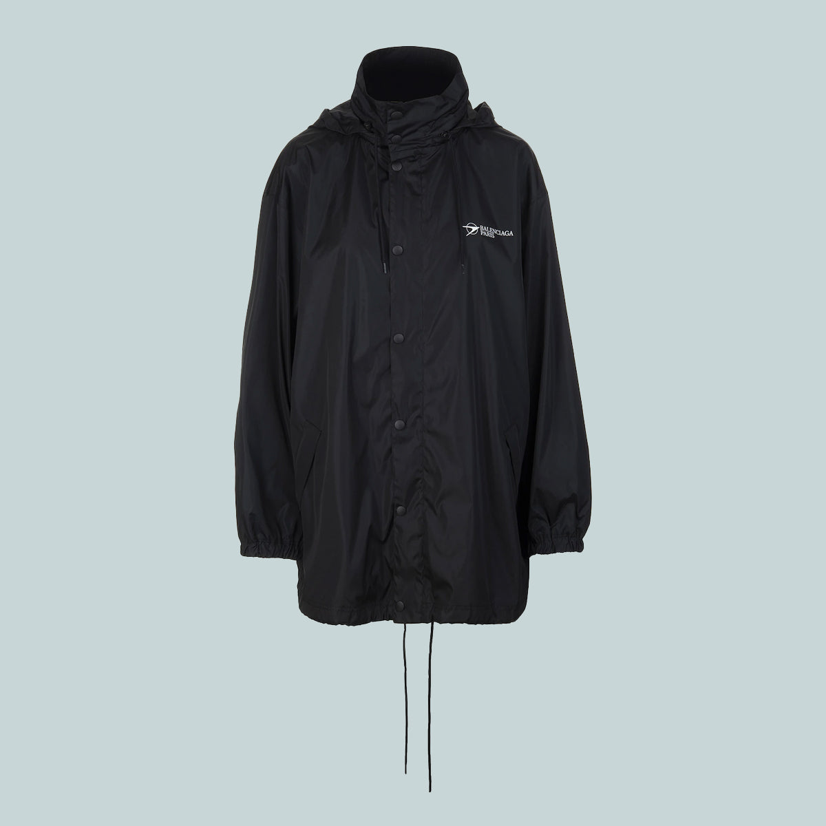 Corporate Logo Black Windbreaker