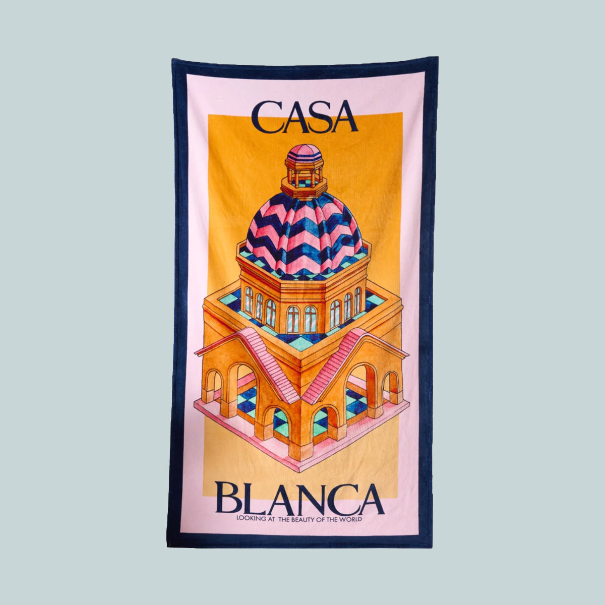 Beauty Of The World Casablanca Towel Pink
