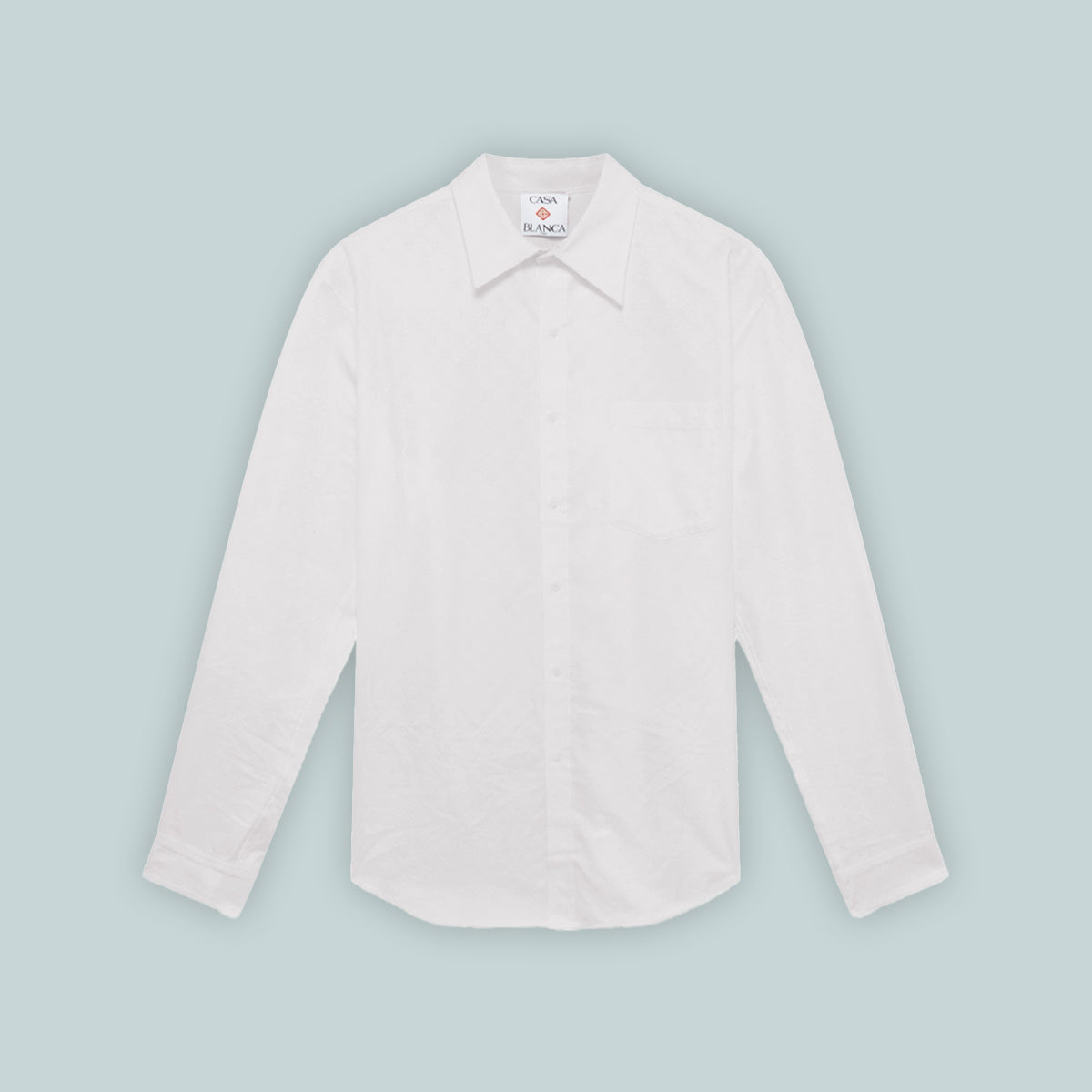 Monogram Oxford Shirt White