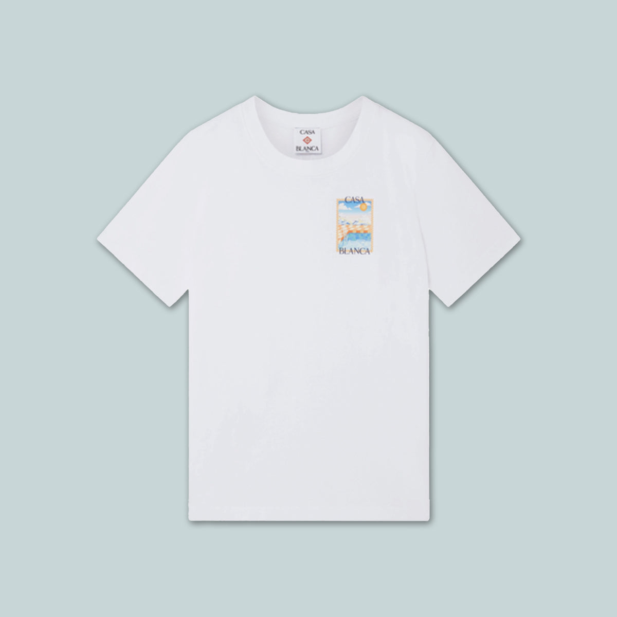 Women's Surreal Pool Printed Fitted T-Shirt