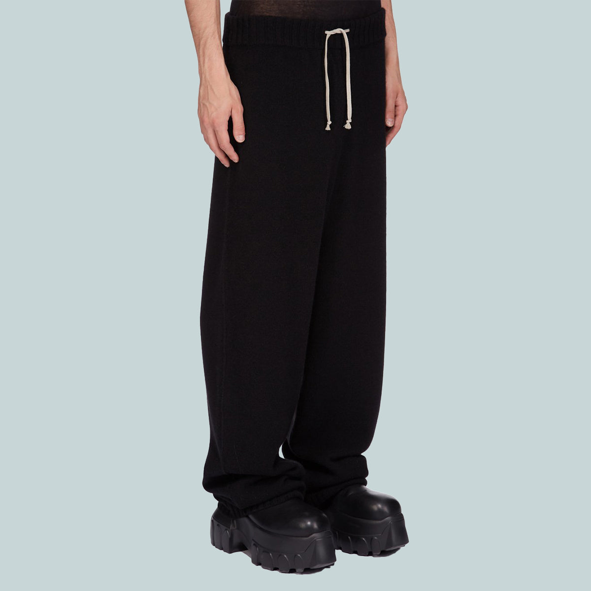 Cashmere Track Pants Black