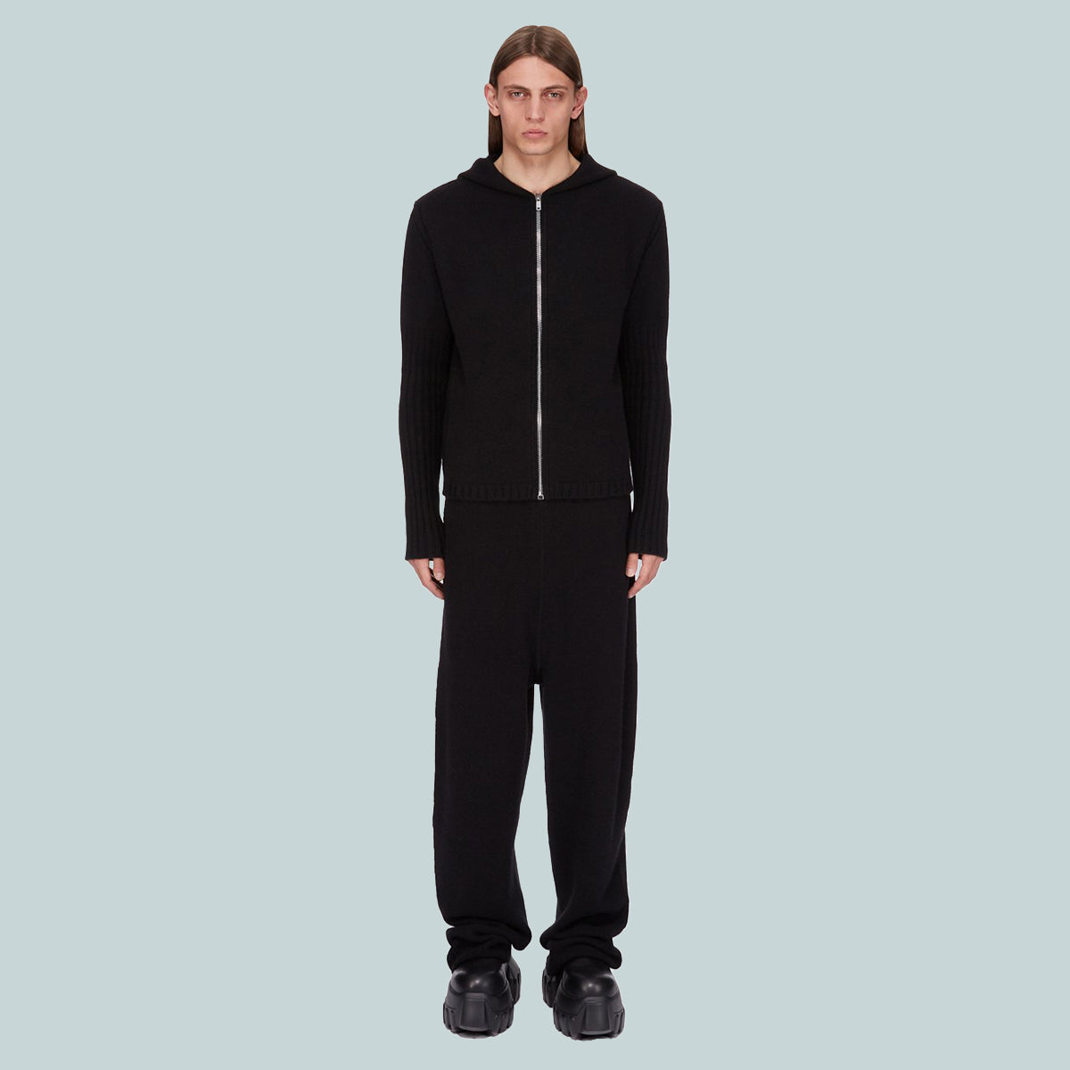 Cashmere Track Pants Black