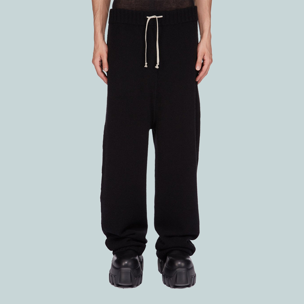 Cashmere Track Pants Black