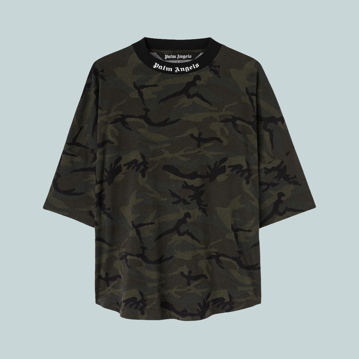 Camo Classic Logo Over Tee Military Black