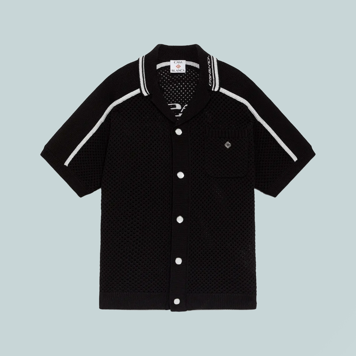 Casablanca Mesh Shirt Black