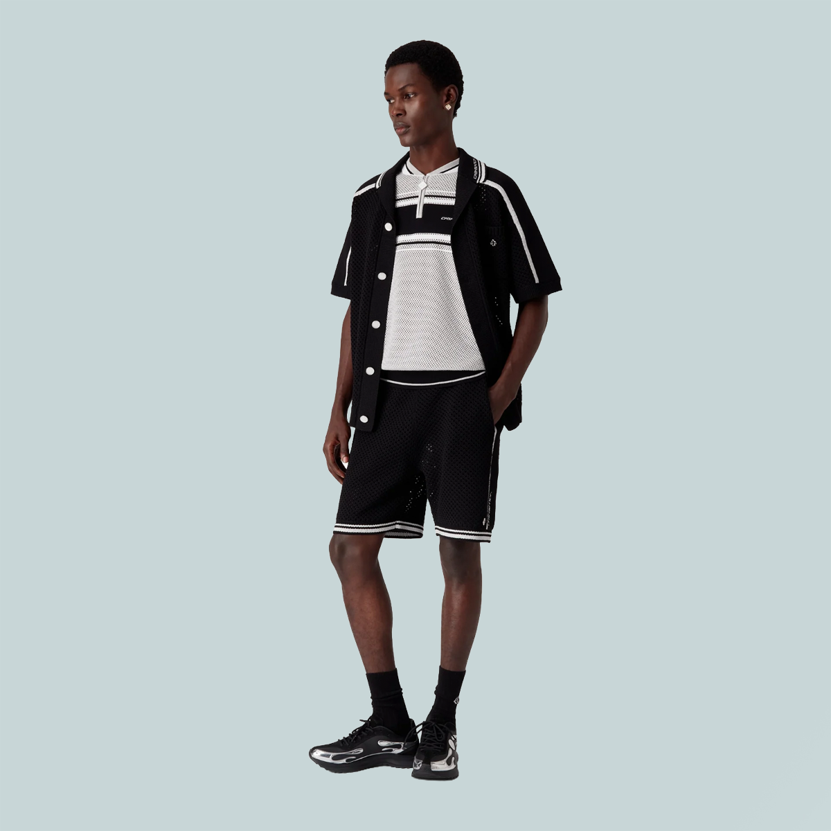 Casablanca Mesh Short Black