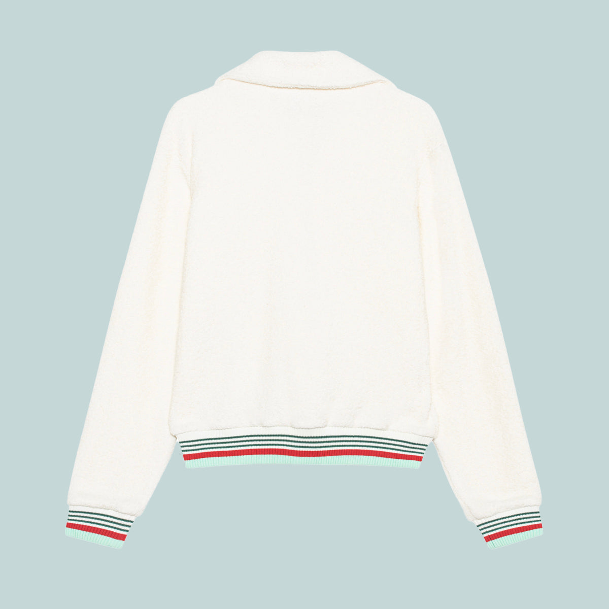 Cashmere Terry Track Top Off White
