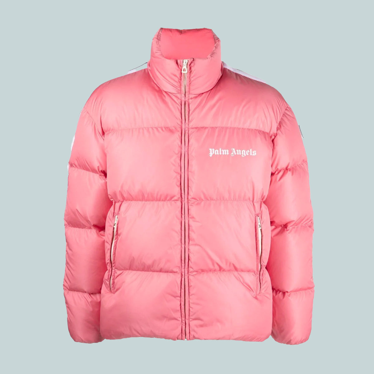 Classic Track Down Jacket Pink White