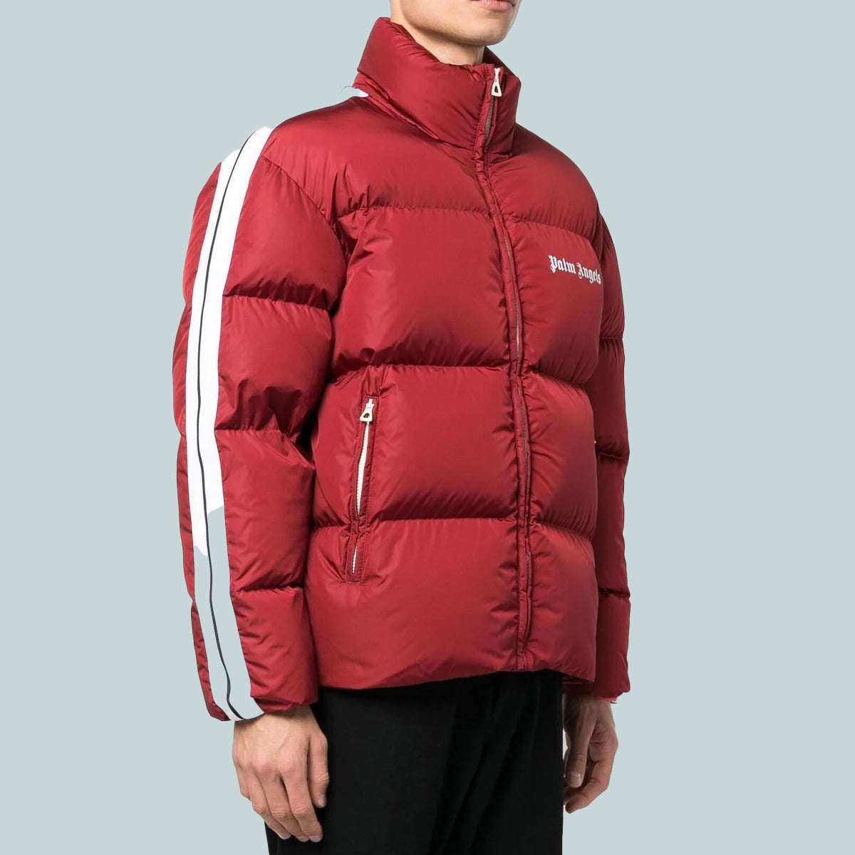 Classic Track Down Jacket Red White