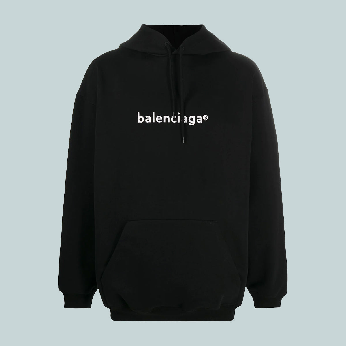 Copyright relaxed hoodie black