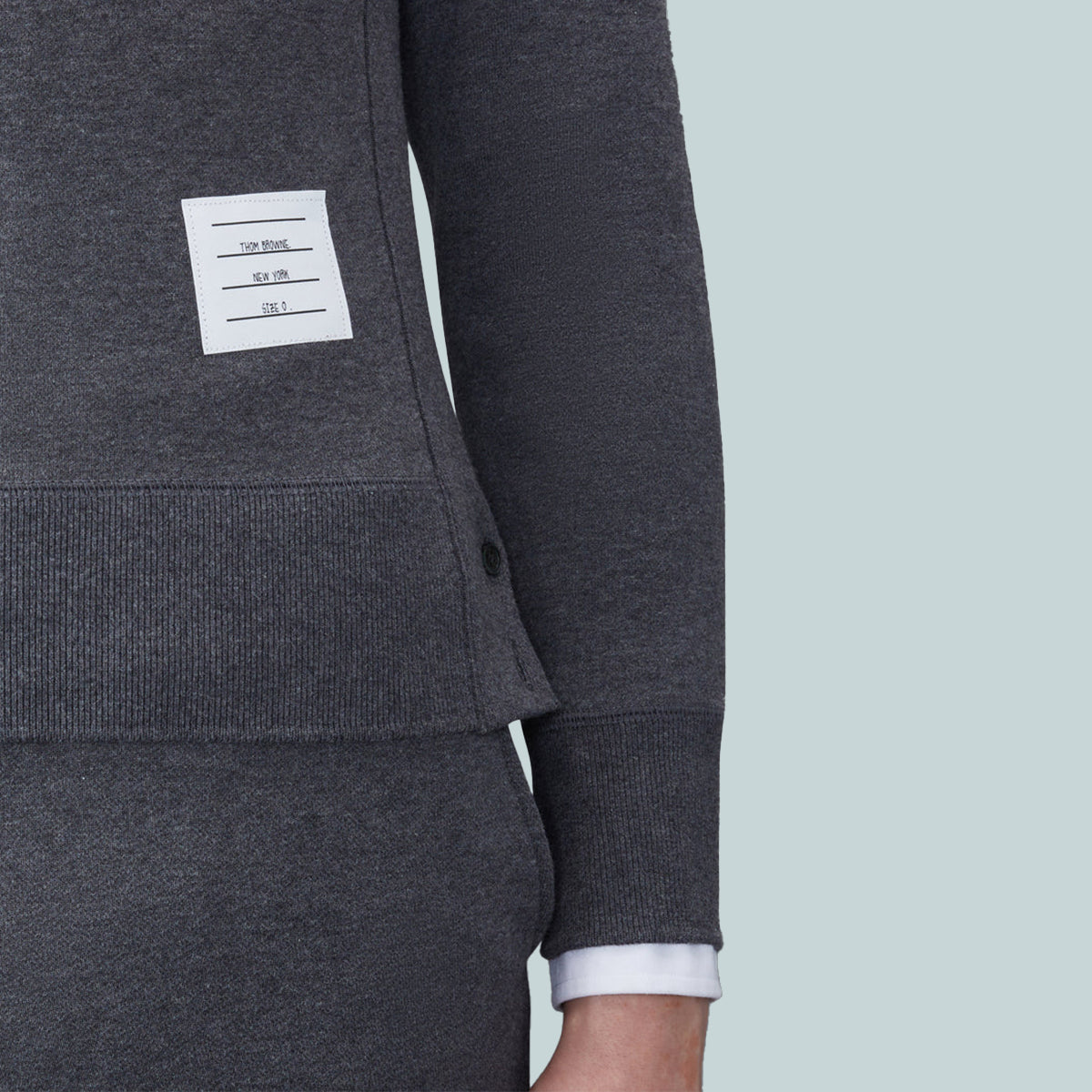 Classic Loopback 4-Bar Sweatshirt Dark Grey