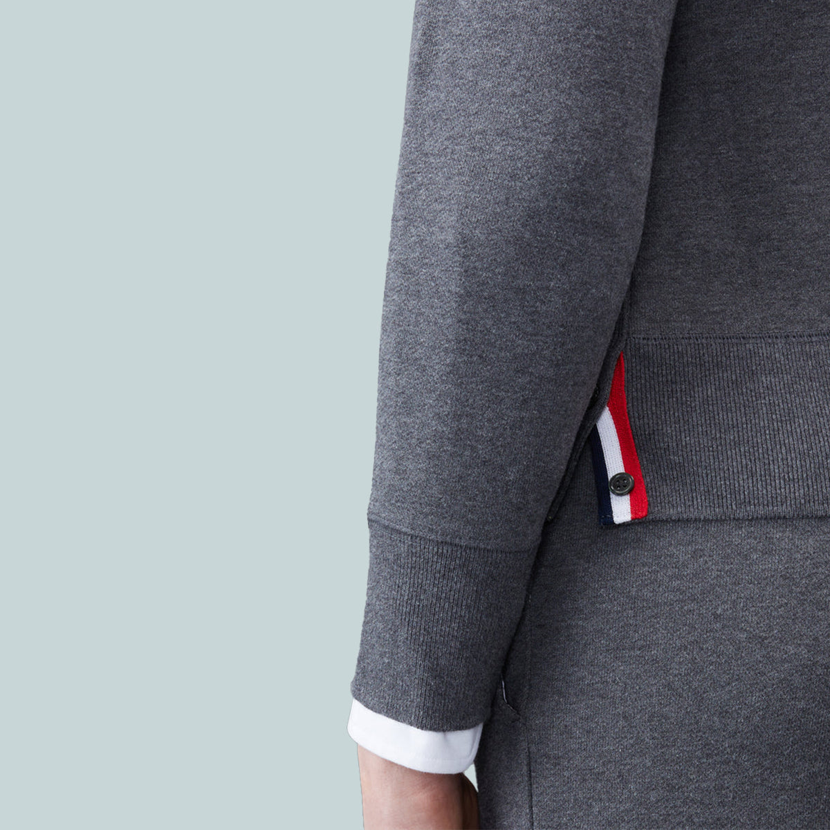 Classic Loopback 4-Bar Sweatshirt Dark Grey