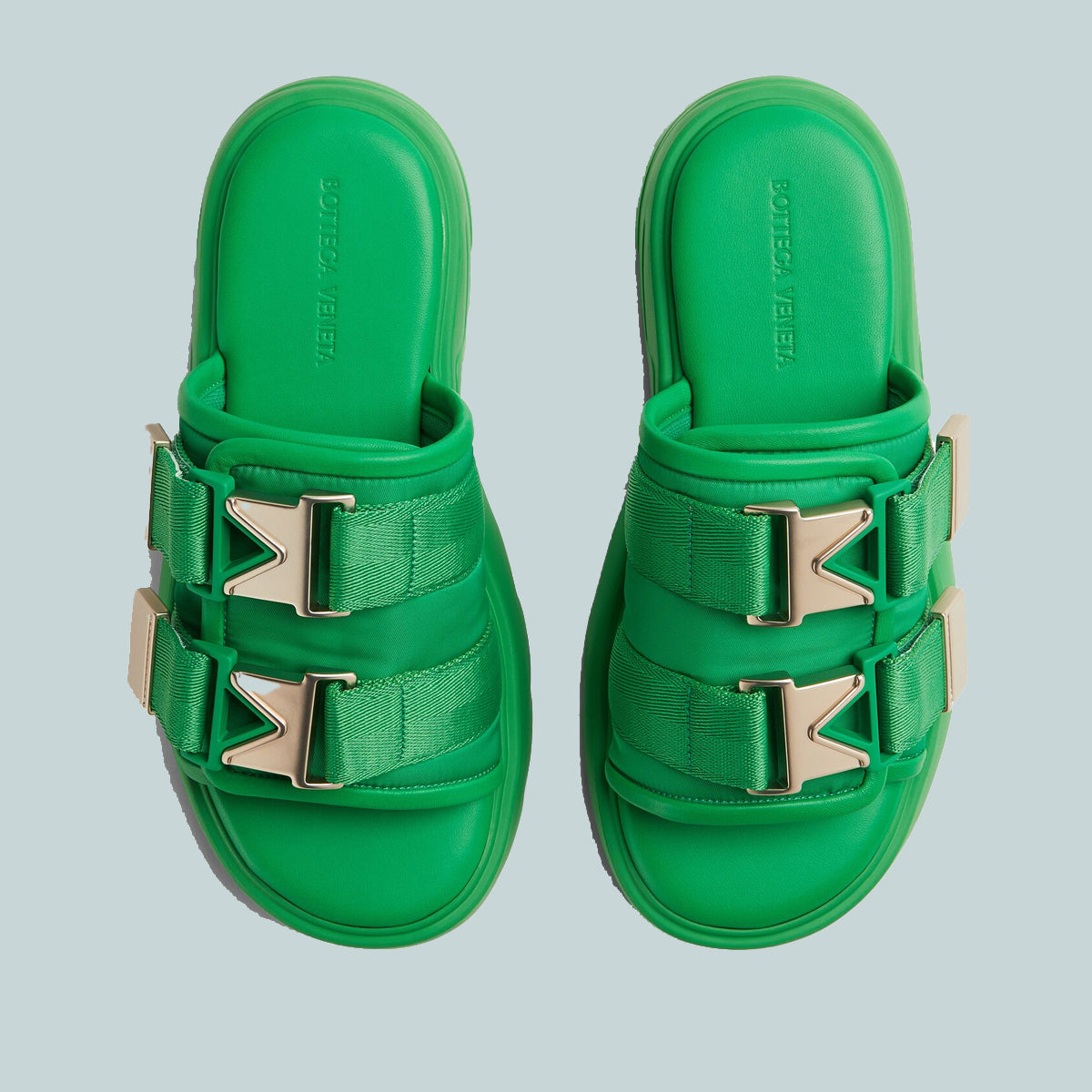 Flash flat sandal grass