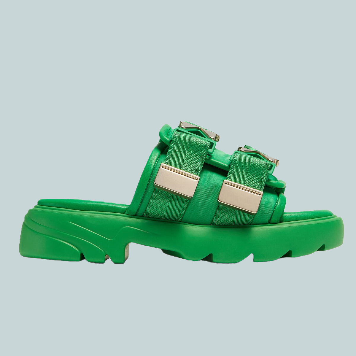 Flash flat sandal grass