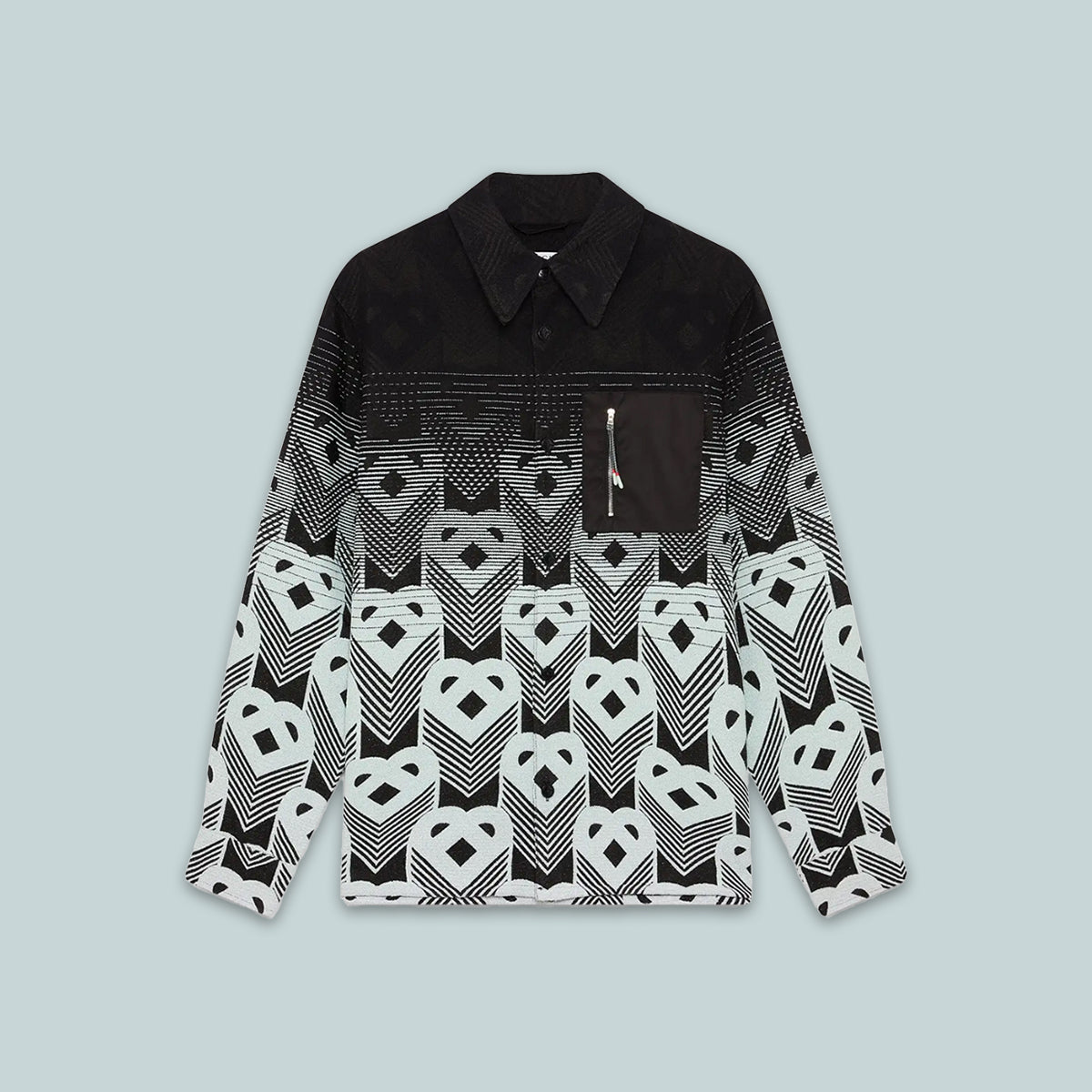 Monogram Gradient Shacket Gradient